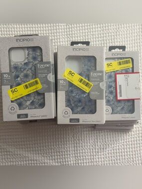 LOT OF 25 NEW INCIPIO PHONE CASES FOR IPHONE 14, 14 Pro and 14 plus OPEN BOX